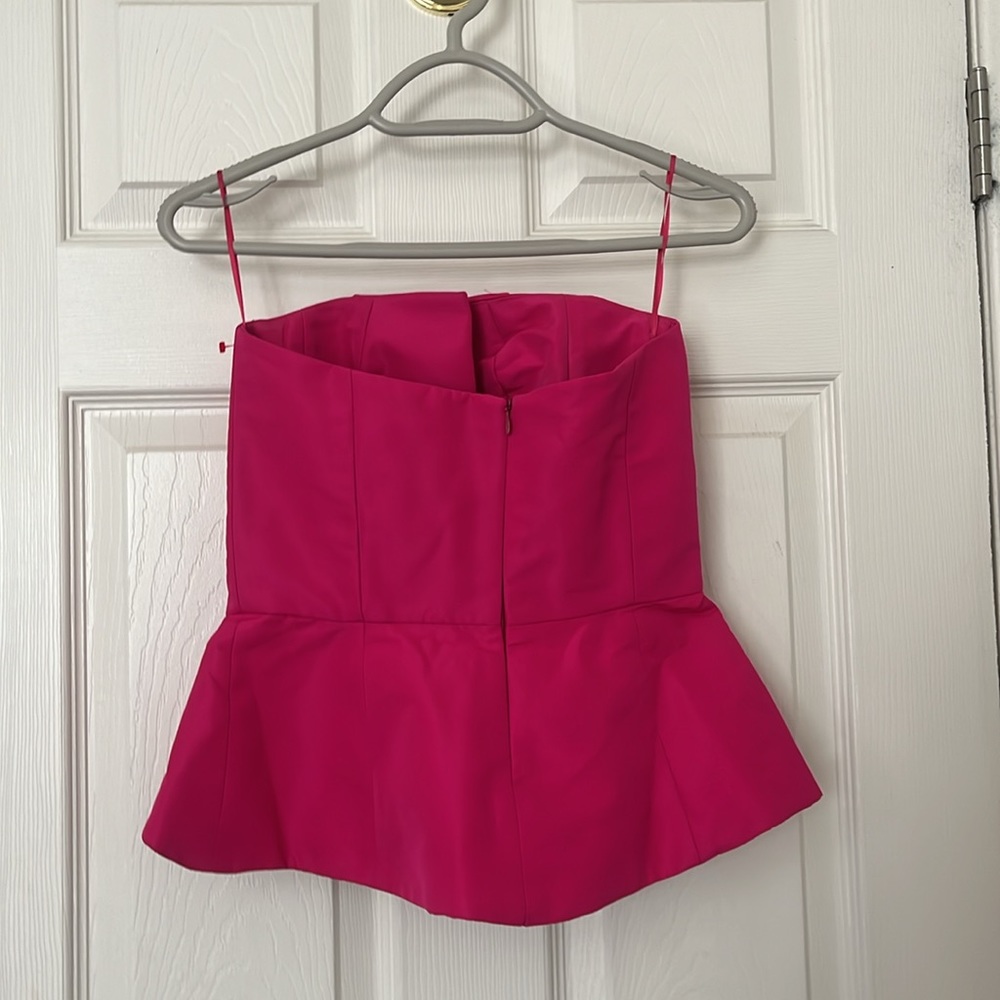 NWT $129 Zara bustier top small fuchsia LIMITED EDITION SIZE XS 7747/660 - Picture 17 of 17